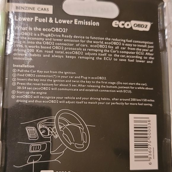 ECO-OBD 2 Plug and drive fuel saving chip tuning boxes. Set of 2. New in pkg. - Picture 3 of 3